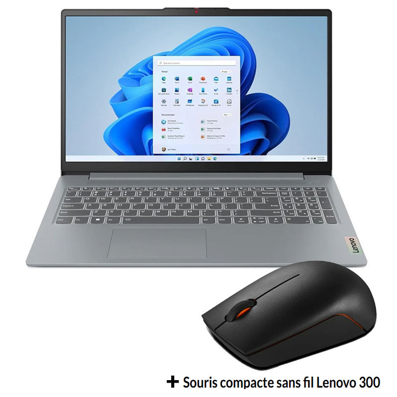 Ordinateur Portable Lenovo Ideapad Slim 3 15IRH8 i7 13Gén 16Go 512Go SSD en Tunisie