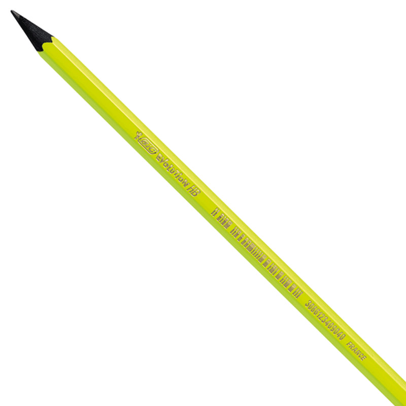 Packs De 4 Crayons Bic Evolution Fluo Noir en Tunisie