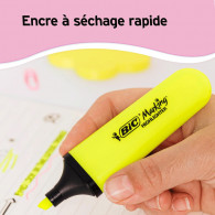 Pochette De 12 Surligneurs Bic Highlighter Jaune en Tunisie Pochette De 12 Surligneurs Bic Highlighter Jaune en Tunisie