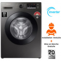 Machine à Laver Samsung WW70T4020CX1TL Inverter 7Kg Inox en Tunisie
