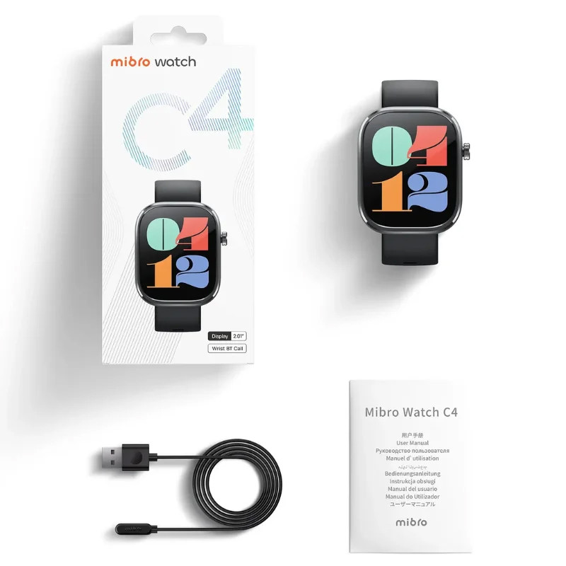 Montre Connectée Mibro C4 Noir en Tunisie