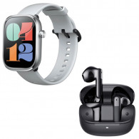 Pack Mibro Montre Connectée C4 + Earbuds 5 Silver en Tunisie