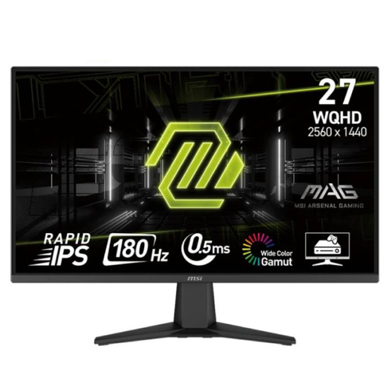 Ecran Gaming MSI MAG275QF 27" WQHD 180Hz  Noir En Tunisie