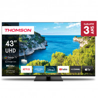 TV Thomson 43" 43UG5C14 UHD Google Tv Noir en Tunisie