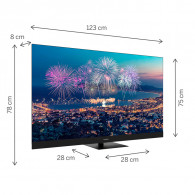 TV Thomson 55QG6C14 55" QLED Plus Smart Google Tv Noir En Tunisie