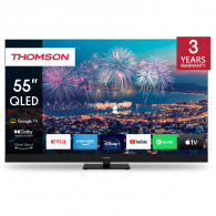 TV Thomson 55QG6C14 55" QLED Plus Smart Google Tv Noir En Tunisie