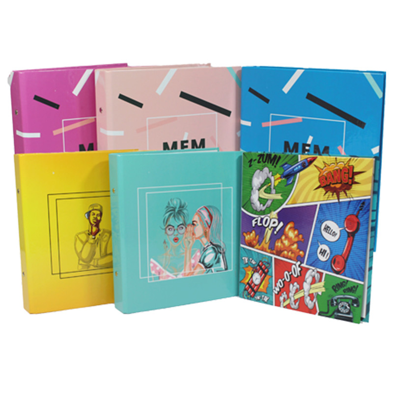 Classeur Purple Fantaisie A2 à 2 anneaux Dos 4 Cm Assorties En Tunisie