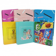 Classeur Purple Fantaisie A4 à 4 anneaux Dos 3Cm Assorties En Tunisie