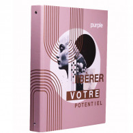 Classeur Purple Fantaisie A4 à 4 anneaux Dos 3Cm Assorties En Tunisie Classeur Purple Fantaisie A4 à 4 anneaux Dos 3Cm Assorties En Tunisie