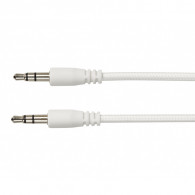 Cable Audio Jack 3,5 mm 1.5M Blanc en Tunisie Cable Audio Jack 3,5 mm 1.5M Blanc en Tunisie
