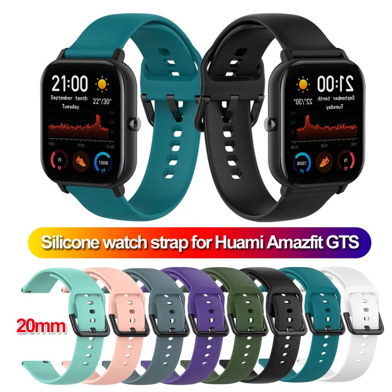 Ceinture Montre Connecté En Silicone 20mm Vert en Tunisie