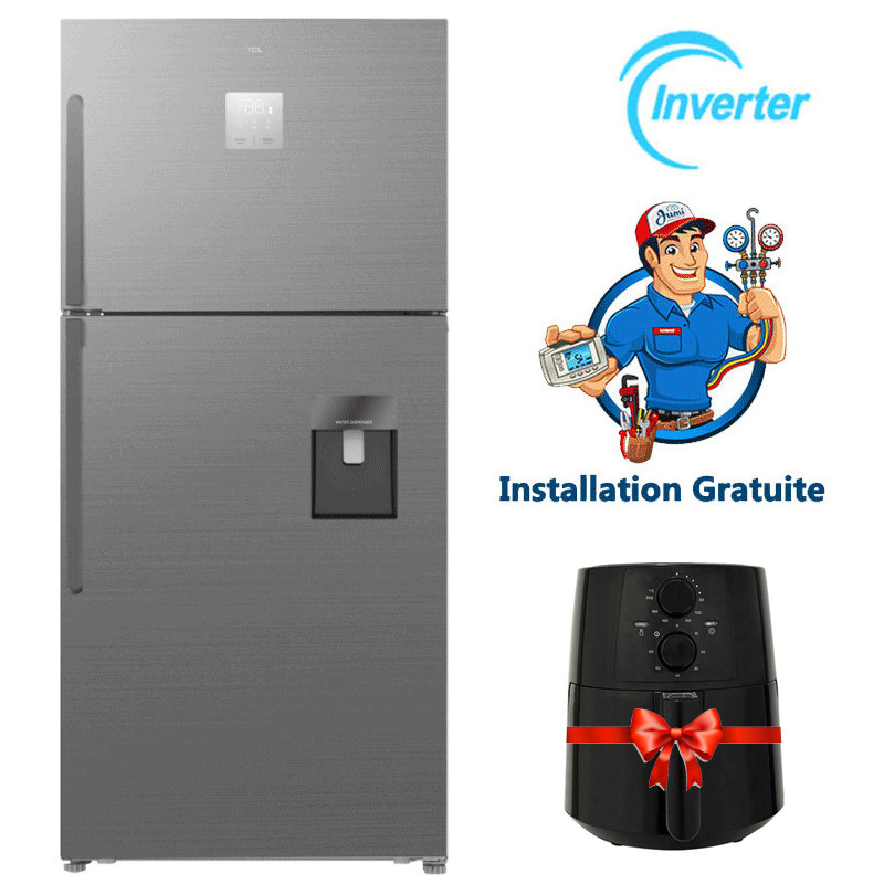 Réfrigérateur Tcl P545TM 545 Litres NoFrost Inox en Tunisie Réfrigérateur Tcl P545TM 545 Litres NoFrost Inox en Tunisie