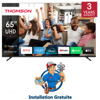 TV Thomson 65UG4S14 65" 4k UHD Google Tv Noir En Tunisie