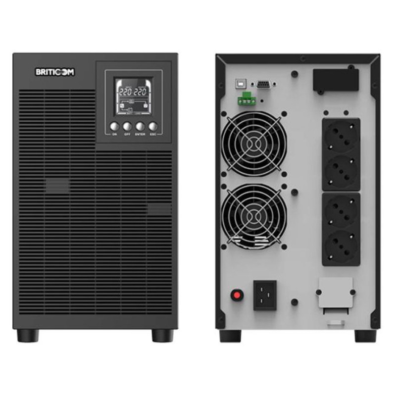 Onduleur On-Line Briticom Ohce Pro OHSP30H8HBRPW 3000VA Noir En Tunisie