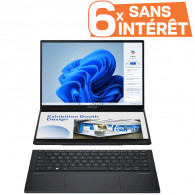 Pc Portable Asus Zenbook Duo UX8406MA Ultra 7 155H 32Go 1To SSD Windows 11 Pro en Tunisie