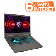 Pc Portable Gamer MSI THIN 15 B13UDX i7 13Gén 32Go 512Go SSD RTX 3050