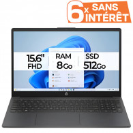 PC Portable HP 15-fd0096nk i5 13Gén 32Go 512Go SSD Windows 11 en Tunisie