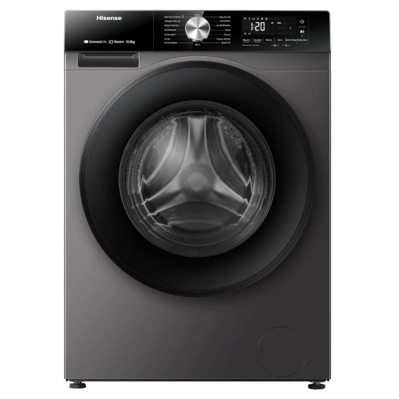 Machine à Laver Hisense WF3S1043BT Smart Inverter 10.5Kg Inox en Tunisie