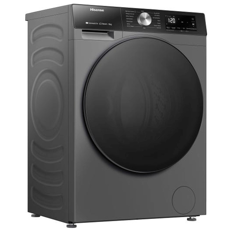 Machine à Laver Hisense WF3S1243BT Smart Inverter 12Kg Inox en Tunisie