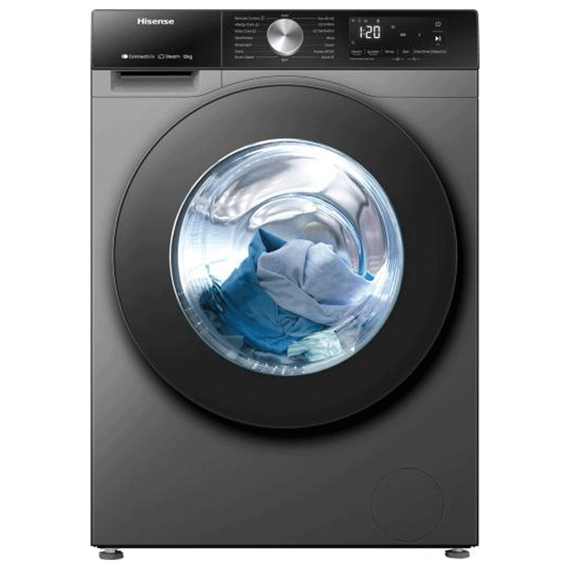 Machine à Laver Hisense WF3S1243BT Smart Inverter 12Kg Inox en Tunisie