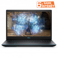 Pc Portable Dell 511606 G3 I7-10750H 16Go 256Go GTX1650 Ti 4GB Noir