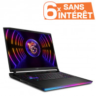 Pc Portable MSI Gaming Raider GE68 HX 13V i7 13Gén 16Go 1To SSD Noir