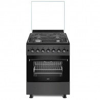 Cuisinière à Gaz SEG F6TL40G2BI 4 Feux 60Cm Noir en Tunisie