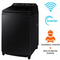 Machine à Laver Samsung WA80F19S8BNQ Inverter 19Kg Noir En Tunisie