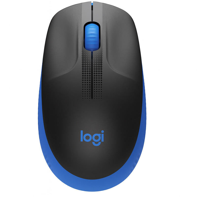 Souris Sans Fil Logitech M190 Full-Size Bleu en Tunisie