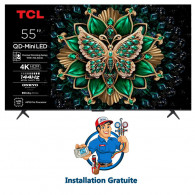 TV TCL C6K 55" 4K UHD Smart TV MiniLED Noir en Tunisie