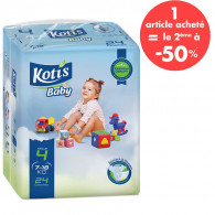 Couches Bébé Kotis Premium T4 24 Pièces Maxi Eco en Tunisie