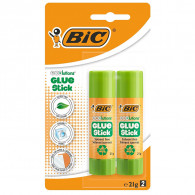 2 Bâtons de Colle Stick Bic Ecolutions Glue Stick 21G  En Tunisie