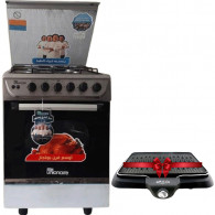 Cuisinière à Gaz Unionaire C6060S3V-FC 4 Feux 60Cm Inox en Tunisie