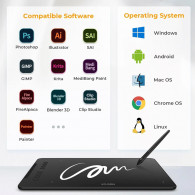 Tablette Graphique XP-Pen DECO01-V3  10'' Noir En Tunisie