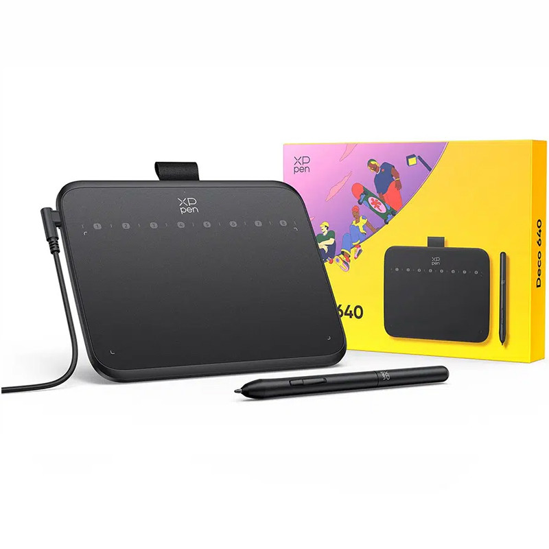 Tablette Graphique XP-Pen DECO-640 6.3'' Noir En Tunisie