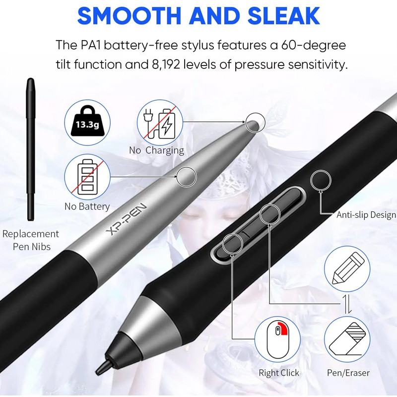 Tablette Graphique XP-Pen Déco Pro MW 11'' Noir En Tunisie