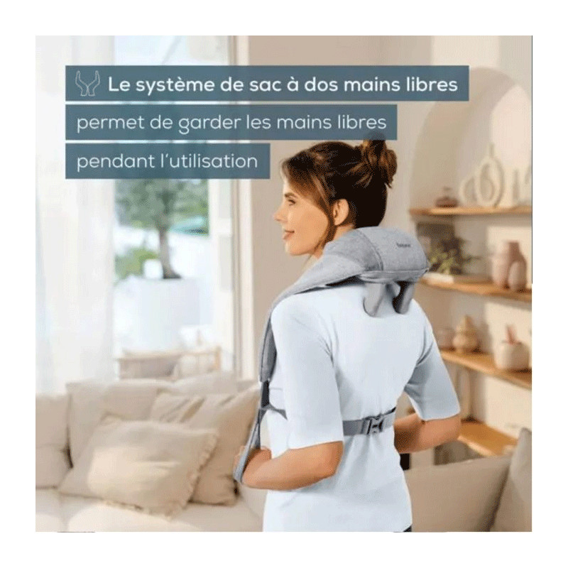 Appareil de Massage Beurer Pour la nuque 4D Gris en Tunisie