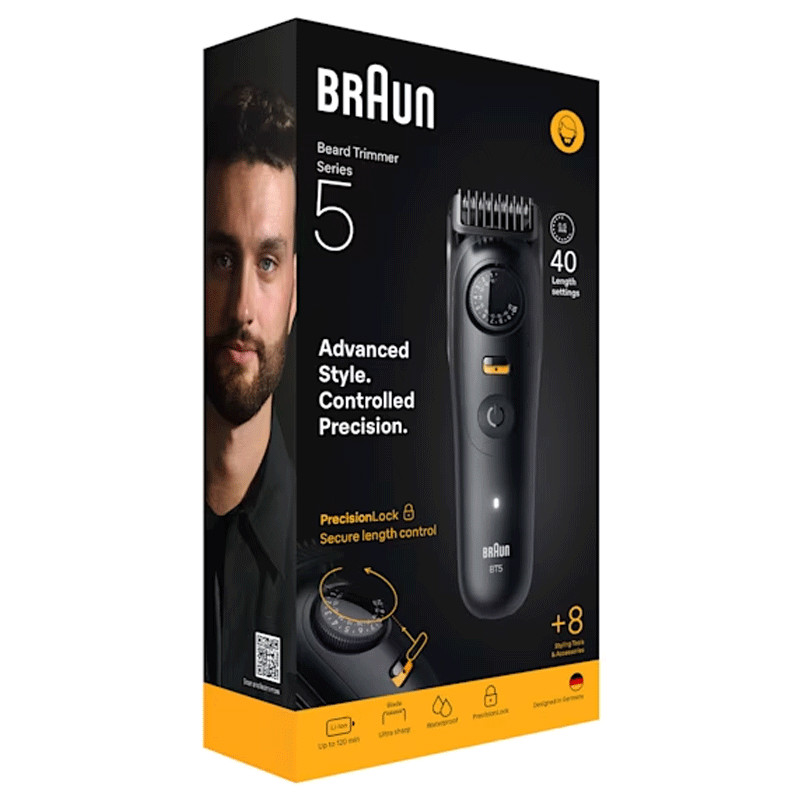 Tondeuse à Barbe Braun Série 5 BT5560 Noir en Tunisie