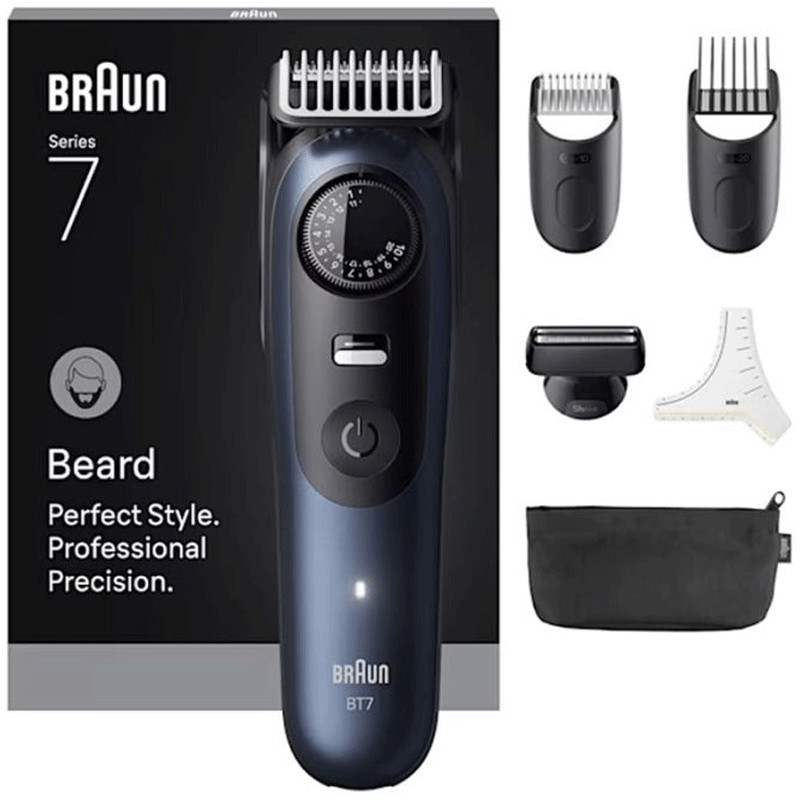 Tondeuse à Barbe 7en1 Braun Série 7 BT7520 Bleu en Tunisie