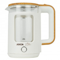 Bouilloire Électrique Jocca Nature 1500W 1.8 Litres Blanc En Tunisie