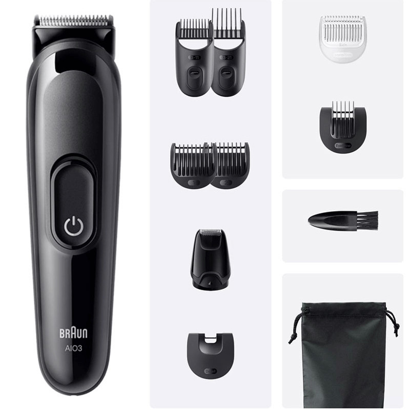 Tondeuse Multifonction 10EN1 Braun AIO3560 Noir en Tunisie
