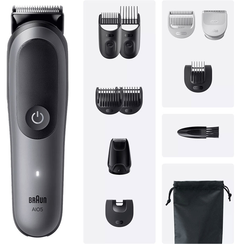 Tondeuse Multifonction 11EN1 Braun AIO5560 Gris en Tunisie