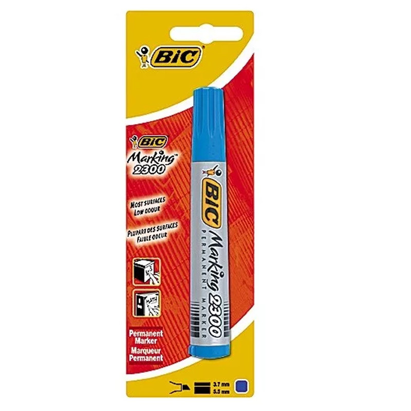 Marqueur Permanant Bic 2300 Pointe Large Bleu en Tunisie Marqueur Permanant Bic 2300 Pointe Large Bleu en Tunisie