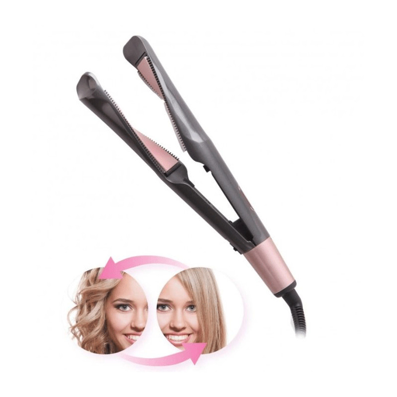 Lisseur et Fer à Friser 2en1 Jocca 1549 230°C Rose en Tunisie