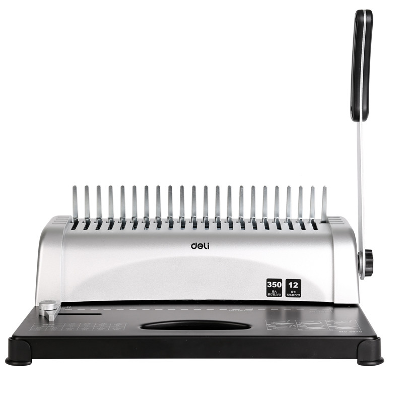 Relieuse à Peignes Deli E3870 12 Feuilles Gris En Tunisie