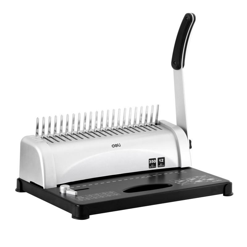 Relieuse à Peignes Deli E3870 12 Feuilles Gris En Tunisie