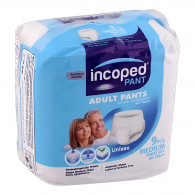 Couches Adultes Culotte Incoped Unisexe Medium 9 Pièces