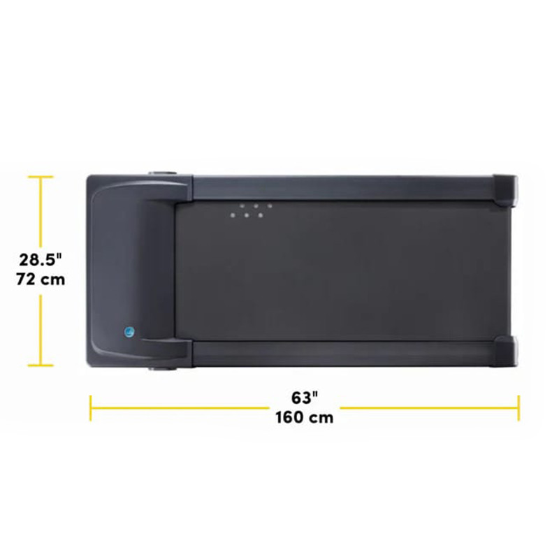 Tapis Roulant Inclinable Pliable Noir en Tunisie