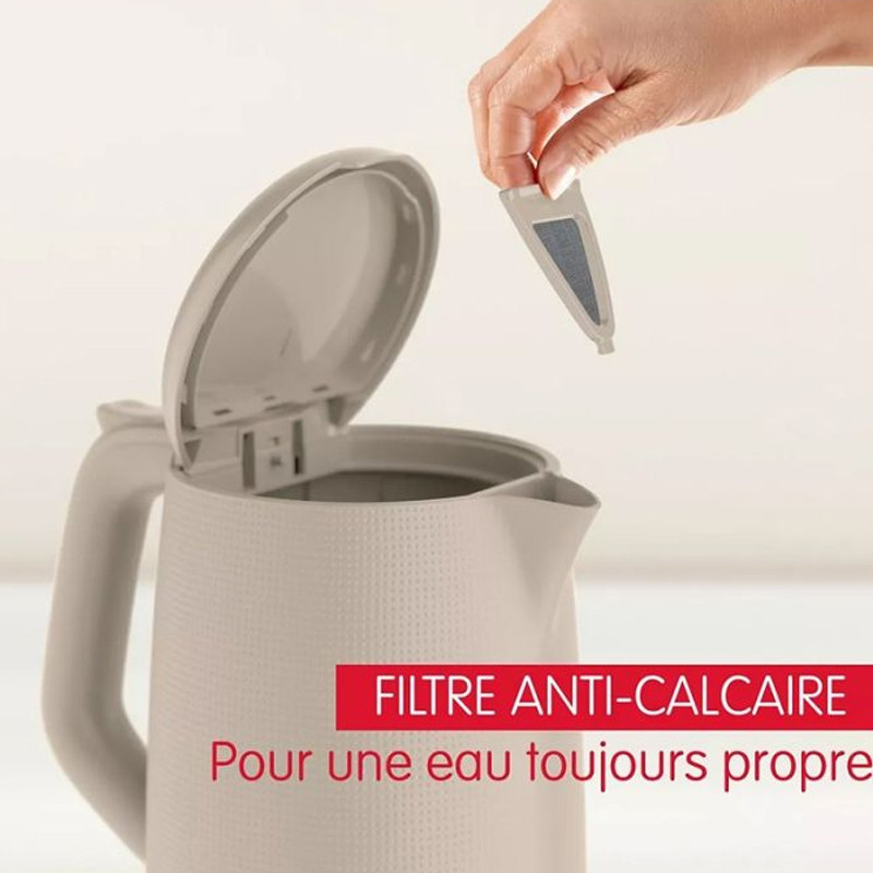 Bouilloire Moulinex Morning BY2M0B10 2400W 1.7 Litres Gris n Tunisie