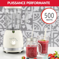 Blender Moulinex Soleil 500W 1.75 L Blanc en Tunisie